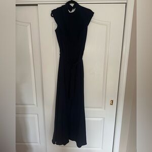 Elegant Navy Blue Women's Dress